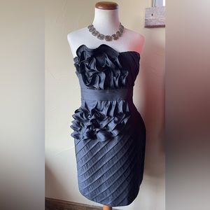 Beautiful Phoebe Couture Black Silk Dress